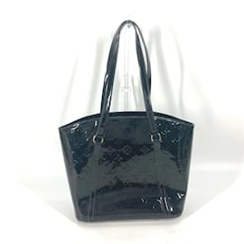 Louis Vuitton-Sac tote Louis Vuitton Monogram Vernis Noir-Noir