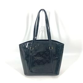 Louis Vuitton-Sac tote Louis Vuitton Monogram Vernis Noir-Noir