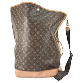 Louis Vuitton-Sac à épaule Monogram Louis Vuitton-Marron