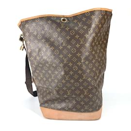 Louis Vuitton-Sac à épaule Monogram Louis Vuitton-Marron