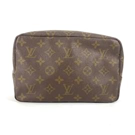 Louis Vuitton-Pochette de maquillage Monogram Louis Vuitton-Marron