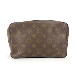 Louis Vuitton-Pochette de maquillage Monogram Louis Vuitton-Marron