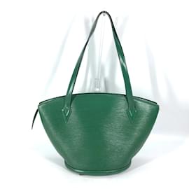 Louis Vuitton-Sac à épaule Epi Louis Vuitton en vert Bornéo-Vert