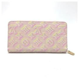 Louis Vuitton-Portefeuille long Zippy Monogram Empreinte Louis Vuitton-Rose