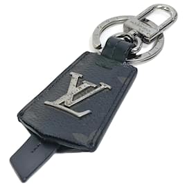 Louis Vuitton-Louis Vuitton M63620 MonogramEclipse Bag Charm Key Holder-Black