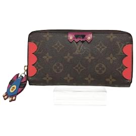 Louis Vuitton-Portefeuille long Monogram Louis Vuitton-Marron