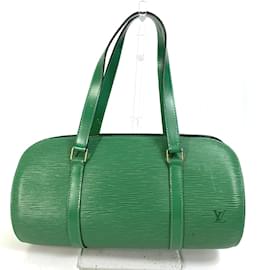 Louis Vuitton-Sac à épaule Epi Drum Louis Vuitton-Vert