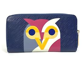 Louis Vuitton-Portefeuille long Epi Owl Nightbird Louis Vuitton-Bleu Marine