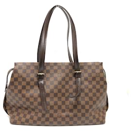 Louis Vuitton-Sac fourre-tout Damier N51119 de Louis Vuitton-Marron