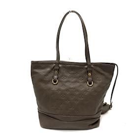 Louis Vuitton-Sac tote Monogram Empreinte Louis Vuitton-Marron