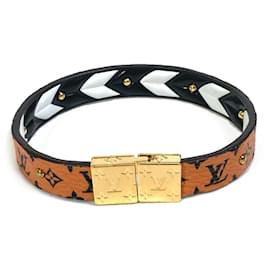 Louis Vuitton-Pulsera de Accesorios Monogram M6774F de Louis Vuitton-Castaño