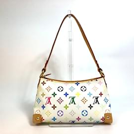 Louis Vuitton-Sac à épaule Monogram Multicolore Louis Vuitton-Blanc