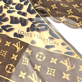 Louis Vuitton-Écharpe Monogram Louis Vuitton-Marron