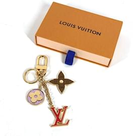 Louis Vuitton-Porte-clés Monogram Louis Vuitton-Doré