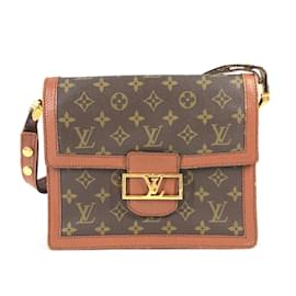 Louis Vuitton-Sac à épaule Monogram Louis Vuitton-Marron