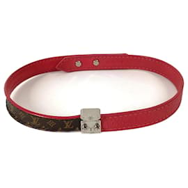 Louis Vuitton-Bracelet double d'accessoires Monogram M6040F de Louis Vuitton-Marron