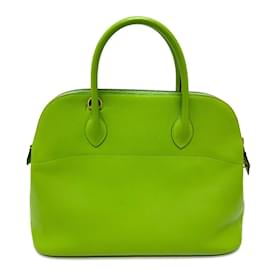 Hermès-Sac à main 2WAY Hermes en vert pomme-Vert