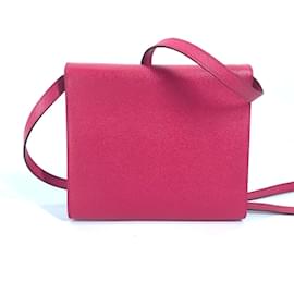 Hermès-Sac à épaule Hermes Rose Extreme Pink-Rose