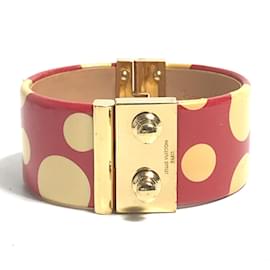 Louis Vuitton-Bracelet manchette de collaboration Louis Vuitton Kusama Yayoi-Rouge