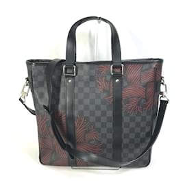 Louis Vuitton-Louis Vuitton N41717 2WAY Shoulder Bag Tote Bag-Black