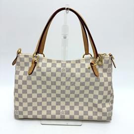 Louis Vuitton-Sac tote Damier Azur N40022 de Louis Vuitton-Blanc