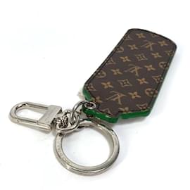 Louis Vuitton-Louis Vuitton MP3384 Monogram Bag Charm Key Holder-Green