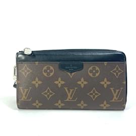 Louis Vuitton-Louis Vuitton Monogram Macassar Long Wallet-Brown