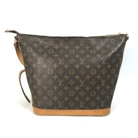 Louis Vuitton-Sac à épaule Monogram Louis Vuitton-Marron