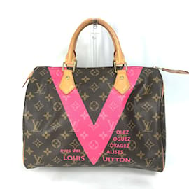 Louis Vuitton-Sac à main Monogram V M41533 de Louis Vuitton-Marron