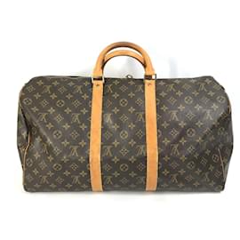 Louis Vuitton-Sac de voyage Monogram Louis Vuitton-Marron