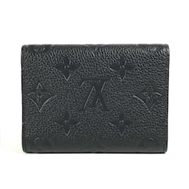 Louis Vuitton-Porte-cartes de visite Monogram Empreinte Louis Vuitton-Noir