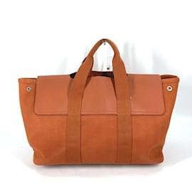 Hermès-Sac fourre-tout orange Hermes-Orange