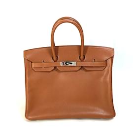 Hermès-Bolsa Hermes Turn Lock em marrom noisette-Marrom