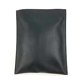 Hermès-Hermes Black Leather Shoulder Bag-Black