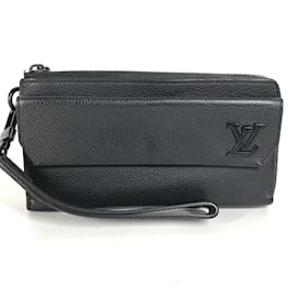 Louis Vuitton-Louis Vuitton Aerogram Long Wallet-Black