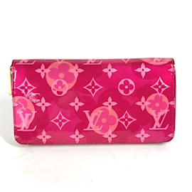 Louis Vuitton-Portefeuille Long Monogram Vernis Louis Vuitton-Rose