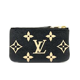 Louis Vuitton-Porte-clés et porte-monnaie Monogram Empreinte Louis Vuitton-Noir