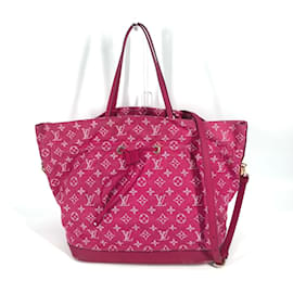 Louis Vuitton-Sac seau en denim Monogram Louis Vuitton-Rose