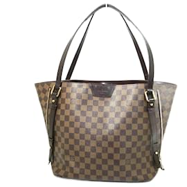 Louis Vuitton-Sac à épaule Damier Louis Vuitton-Marron