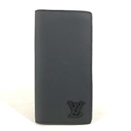 Louis Vuitton-Louis Vuitton Aerogram Long Wallet-Black