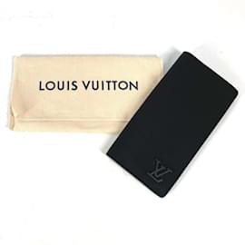 Louis Vuitton-Louis Vuitton Aerogram Long Wallet-Black