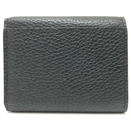 Louis Vuitton-Portefeuille Trifold Bicolore Louis Vuitton-Noir