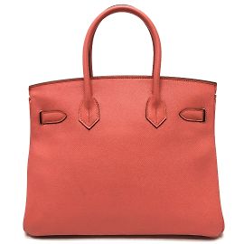 Bolsa de couro rosa Crevetto da Hermès Rosa