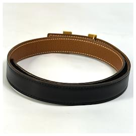 Hermès-Ceinture réversible Hermes H-Noir