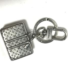 Louis Vuitton-Louis Vuitton M62717 Monogram Charm Keyring-Silvery