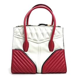 Miu Miu-Sac à main Biker Miu Miu-Blanc