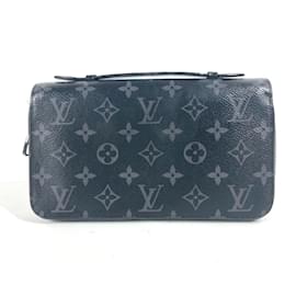 Louis Vuitton-Louis Vuitton Monogram Eclipse Long Wallet-Black