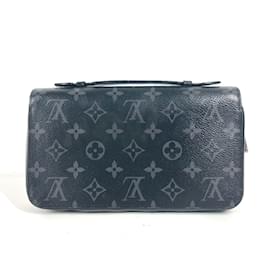 Louis Vuitton-Louis Vuitton Monogram Eclipse Long Wallet-Black