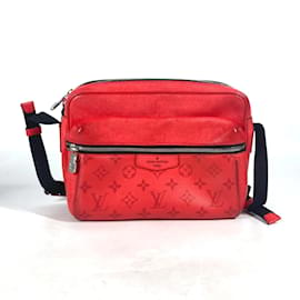 Louis Vuitton-Louis Vuitton Taigalama Shoulder Bag-Red