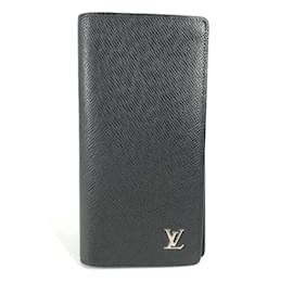 Louis Vuitton-Louis Vuitton Taiga Long Wallet-Black